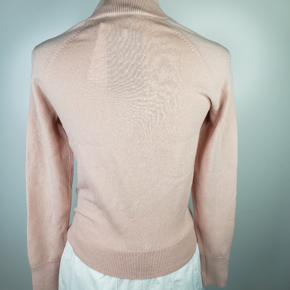 Everlane Cashmere Raglan Pullover Long Sleeve Pink Sweater Sz XXS - Picture 8 of 12